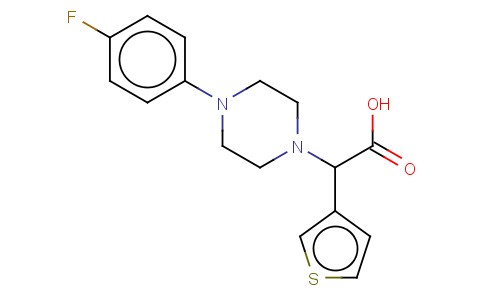 [4-(4-FLUORO-PHENYL)-PIPERAZIN-1-YL]-THIOPHEN-3-YL-ACETIC ACID